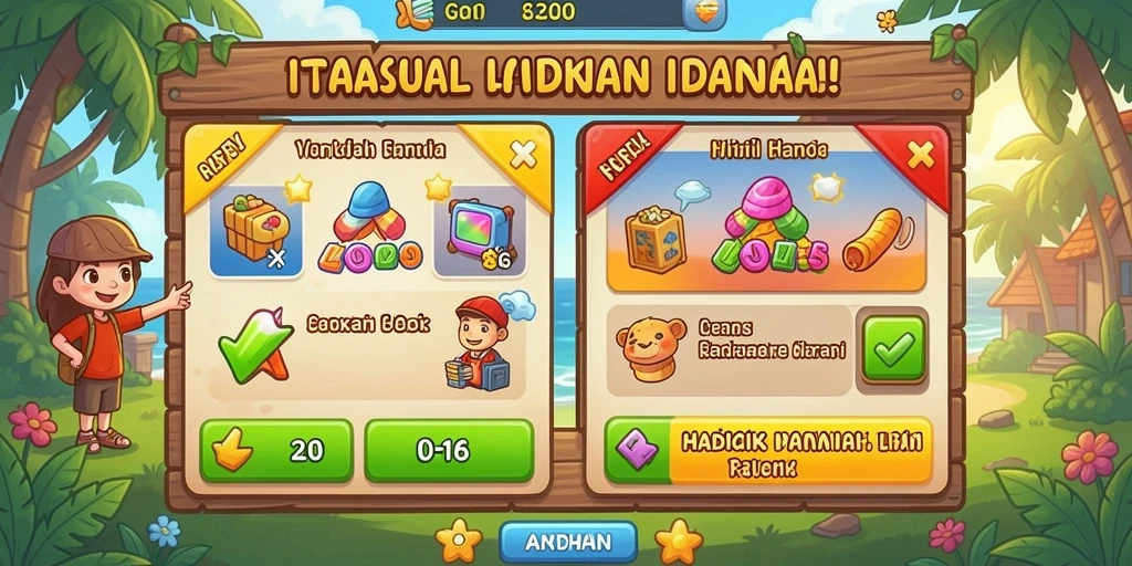Fitur tantangan harian yang menarik untuk diikuti.