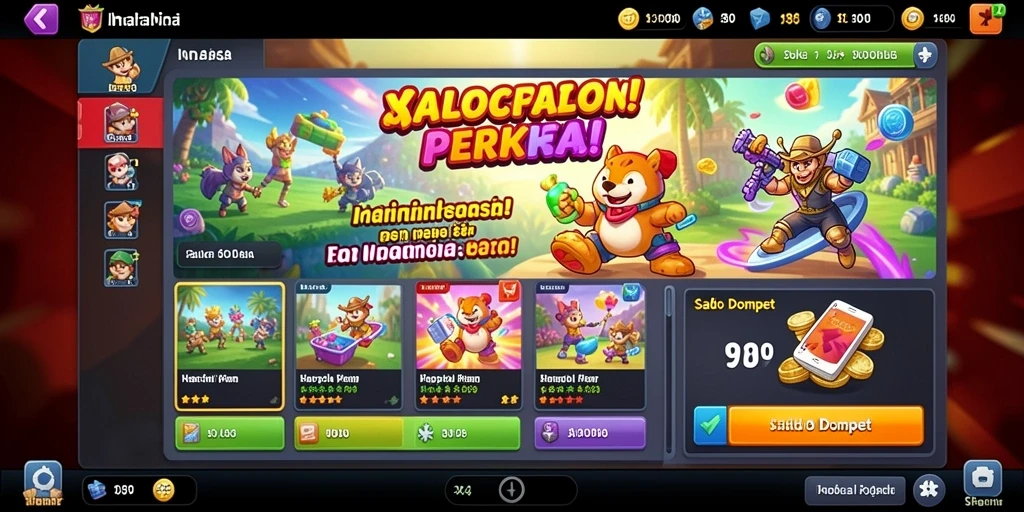 Momen seru saat menyelesaikan tantangan dalam permainan.