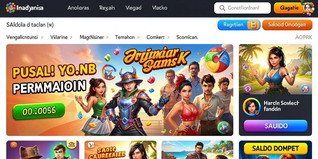 Screenshot ketiga menggambarkan fitur interaksi sosial antar pemain.