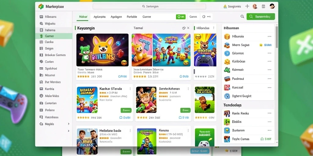 Fitur interaksi sosial yang menarik antar pemain.