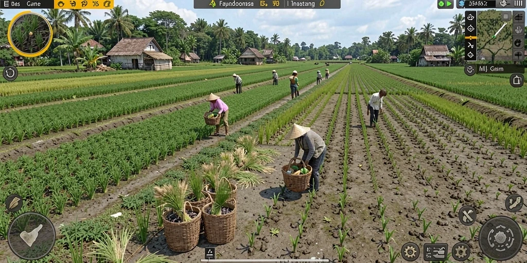 Berbagai karakter yang dapat dipilih oleh pemain.