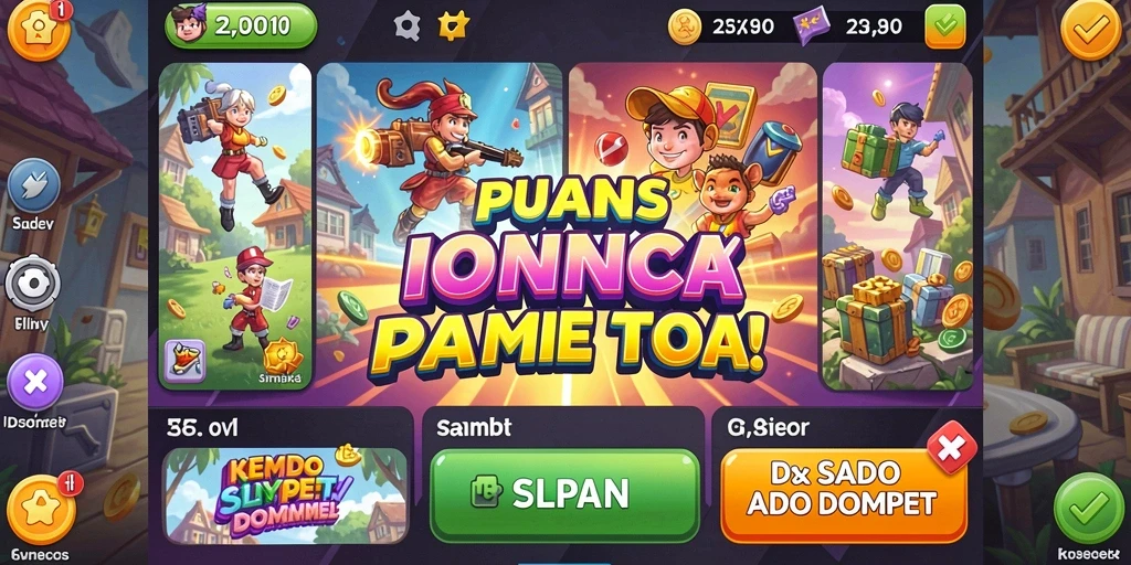 Menu utama yang sederhana dan mudah dinavigasi.