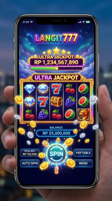 langit777 — layar beranda